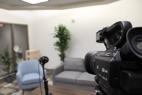 Multimedia film camera and microphone